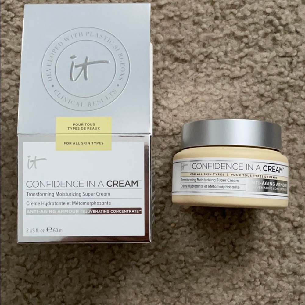 It confidence in a cream